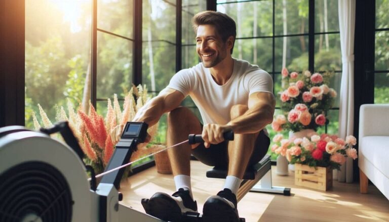 vyras su staklemeis sportuoja