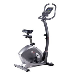 TOORX BRX-95 dviratis treniruoklis, matomas iš šono, demonstruojantis modernų dizainą ir stabilumą.